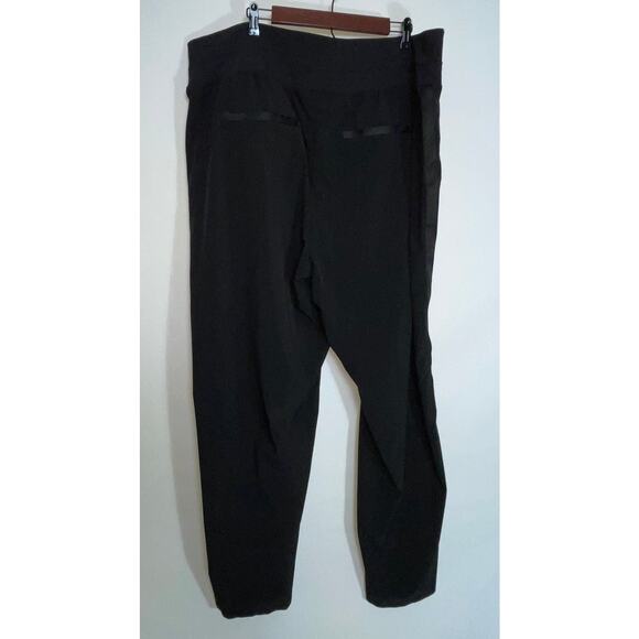 Athleta Nolita Wide Leg Pant - Women's Size 26 - Lots of Stretch & Tuxedo Stripe - Picture 4 of 12